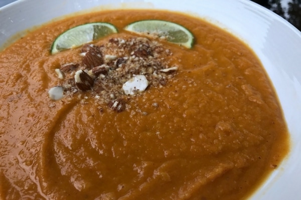 Paleo Vegan Thai Carrot Soup