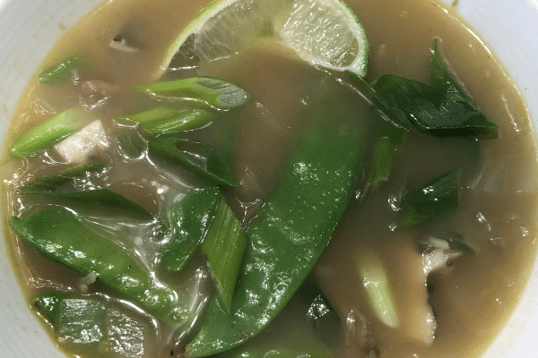 Paleo Green Curry Chicken Soup